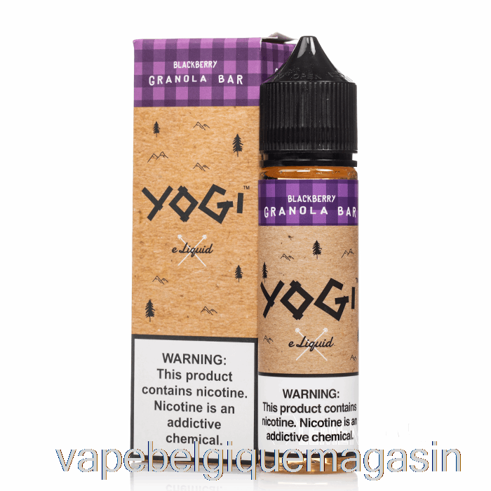 Vape Shop Bruxelles Barre Granola Mûre - E-liquide Yogi - 60ml 0mg